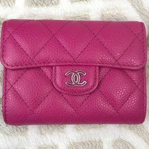 (SOLD) Chanel cardholder with back pocket (rare)